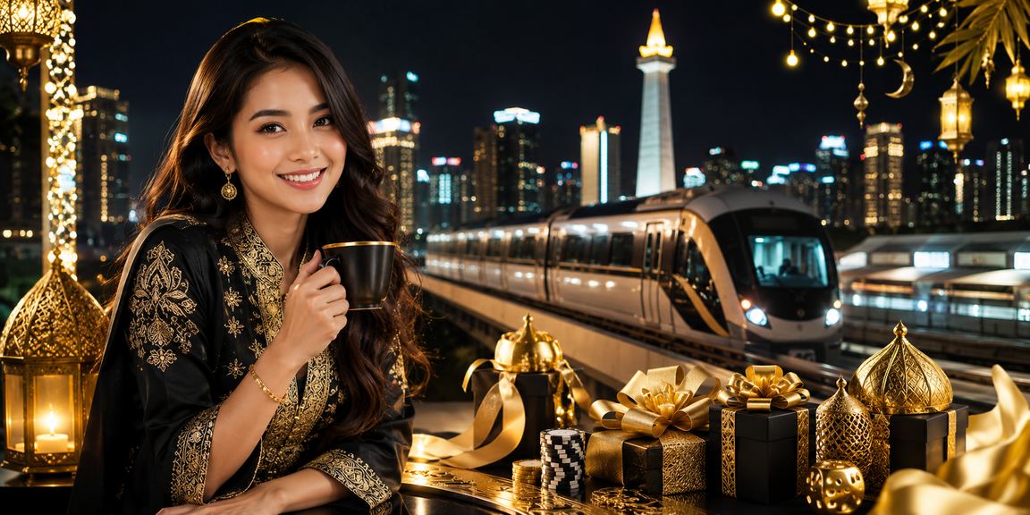 Pengguna mengakses platform taruhan premium sambil menikmati kopi pagi hari