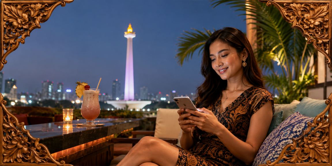 Model Vietnam menggunakan platform kasino mobile dengan tampilan antarmuka yang jelas